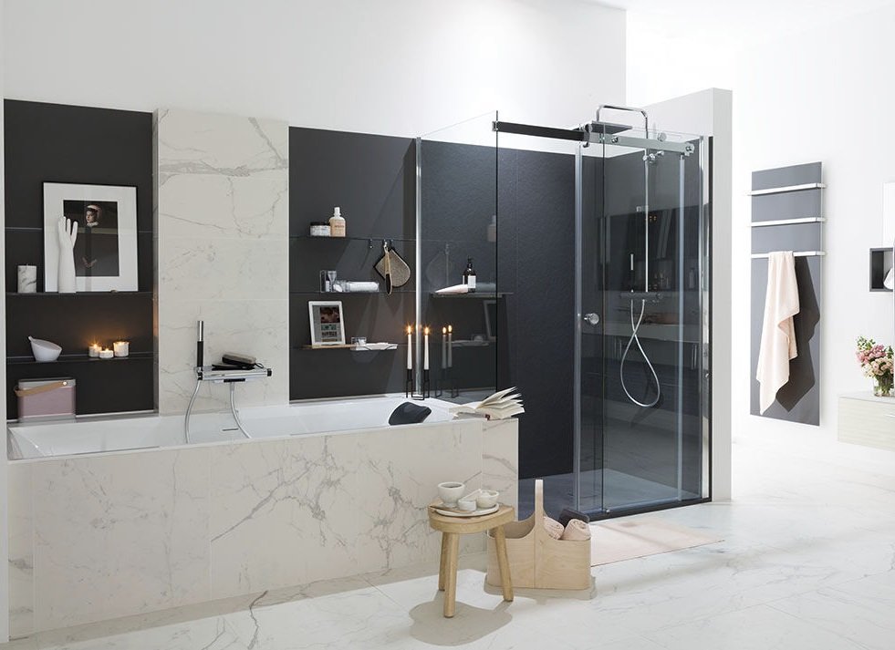 Salle de bain marbre
